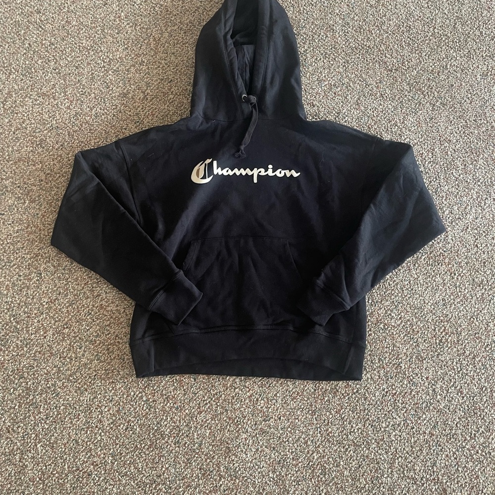 Champion Black Athletic Hoodie